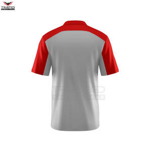 Venta al por mayor de camisetas de punto de algodón para hombres con cuello de polo logotipo personalizado bordado patrón sólido al por mayor para polos - Product Image 3