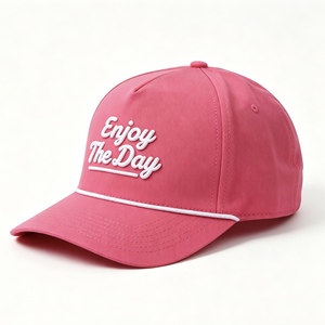 Custom Logo Embroidery <b>Hat</b> Golf Trucker <b>Hat</b> Baseball Cap Running Cap with Rope & Adjustable Sun <b>Hat</b> for Outdoor Sports - Product Image 2