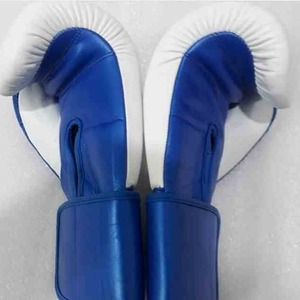 2025 guantes de boxeo de combate hechos a medida cuero genuino de alta calidad para adultos Impresión de logotipo personalizado al por mayor para uso en exteriores - Product Image 5