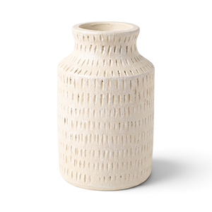 Jarrón de Mesa Rústico de Arcilla, Mini Maceta de Terracota, Decoración Estilo Granja - Product Image 1
