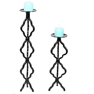 <b>Black</b> <b>Candle</b> <b>Stick</b> Modern Metal <b>Candle</b> Holder for Decorate Home Festive Hotel Restaurant Wedding Table Decoration Good Quality - Product Image 2