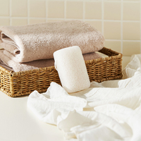 Éponge de bain longue et douce ATOMONTH Premium en Konjac naturel pour bébés et enfants