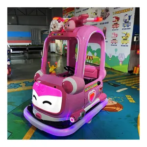 Newly Fiberglass Luminous Kids Rides Amusement Park Electric Bumper Cars Ride For Outdoor Indoor Playground And Shopping Mall