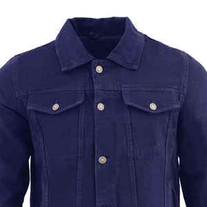 Chaqueta Vaquera con Capucha de Estilo Urbano para Hombre, Informal, Superventas, de Buena Calidad, Color Sólido, con Bolsillos, Tejido Térmico - Product Image 4