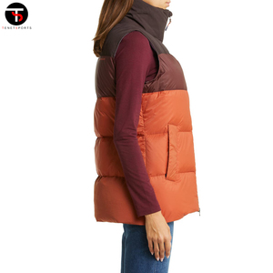 Chaleco de plumón transpirable ultraligero para mujer y hombre, Chaleco Corto con diseño cómodo de algodón sin mangas cálido a prueba de viento - Product Image 2