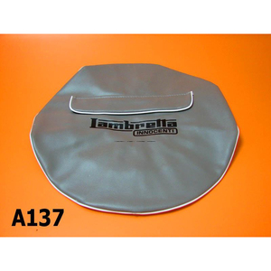 ฝาครอบล้ออะไหล่สีเทาขนาด 10 นิ้ว สำหรับรถแลมเบรตต้า - Product Image 1