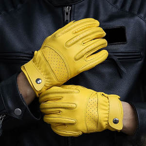 Gants de motocross de bonne qualité avec impression de logo personnalisé, vêtements de course, gants de motocross en cuir - Product Image 5