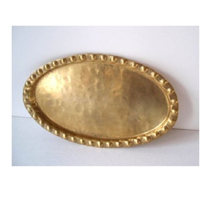 Bandeja de Ramadán de Metal Premium con Brillo Dorado, Apta para Hoteles, Espacios para Banquetes, Fiestas al Aire Libre y Funciones de Ramadán - Product Image 2