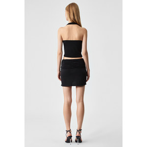 ETHIQUET GENSTE Jupe courte taille haute pour femme - Product Image 5