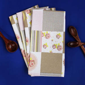 Serviettes de cuisine brodées colorées personnalisées les plus vendues, 100% coton, collection d'exportation - Product Image 4