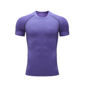 Camiseta de compresión de alta calidad para hombre a un precio asequible Camiseta de compresión de ajuste Atlético transpirable duradera y fácil de usar - Product Image 5