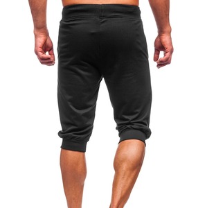 Short de survêtement d'été en coton unisexe pour hommes logo personnalisé coupe confortable couleur unie XS à 6XL idéal pour la vente en gros de shorts - Product Image 3
