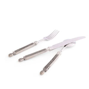 Ensemble de couverts en argent de qualité supérieure, élégants ustensiles de table en acier inoxydable pour la cuisine, la salle à manger, vaisselle de luxe, articles essentiels élégants pour la maison - Product Image 4
