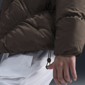 Veste d'hiver matelassée en gros |   Manteau rembourré à capuche avec logo personnalisé |   Vêtements d'extérieur unisexes chauds et isolés - Product Image 4