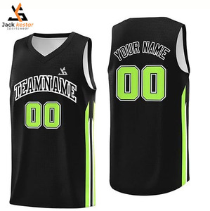 Maillot de basket respirant personnalisé avec nom et numéro, sans manches, haut de collège, 100% polyester, nom d'équipe personnalisé - Product Image 1