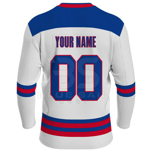 Camisetas de Hockey sobre Hielo Hechas a Medida con Diseño de Cuello en V Duradero para Clubes, Jugadores Profesionales - Product Image 2