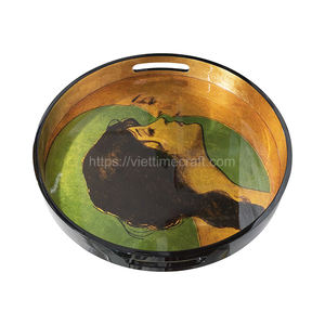 Bandejas de laca con patrón de Fauna, bandeja decorativa artesanal, compromiso con precio y calidad para Navidad, Otoño/Invierno, 2024 - Product Image 3