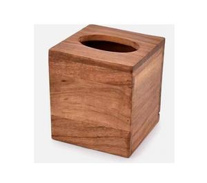 Récipient à mouchoirs modèle porte-mouchoirs boîtes à serviettes en bois massif élégant vente en gros multifonctionnel boîte à mouchoirs - Product Image 1