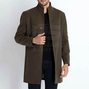 <b>Men</b> Long Wool Blend <b>Overcoat</b> <b>Winter</b> Trench Coat Business Casual Jacket <b>Men</b> Classic Long Coat - Product Image 4