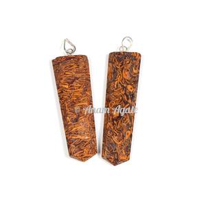 Pendentifs crayon pierre de lune arc-en-ciel Agate sculptures de pierres précieuses plates pièces décoratives élégantes Feng Shui - Product Image 4