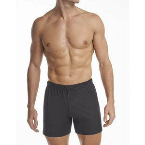 Calzoncillos Boxer de Algodón Jersey 100%, Tejido Elástico de Alta Calidad para Hombre, Ropa Interior con Logotipo Personalizado, Cierre de Botones, Corte Holgado - Product Image 5