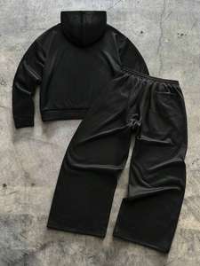 Chándal Personalizado para Hombre, de Secado Rápido, Transpirable, 100% Algodón, Lavado Vintage - Product Image 2