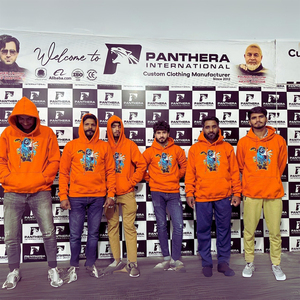 Sudadera con Capucha Personalizada Unisex Panthera International, Sudadera con Capucha y Cremallera Extra Grande para Hombre y Mujer, Estampado Chenille, 100% Algodón, 300G - Product Image 5