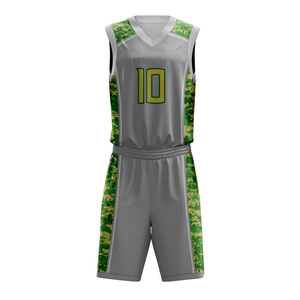 Maillots de basket-ball personnalisés OEM, shorts respirants, uniformes d'équipe imprimés par sublimation de couleur unie, ensembles d'options de taille supérieure - Product Image 6