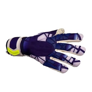 Gants de gardien de but de football professionnel personnalisés Gants de gardien de but de futsal et de football en latex pour adultes et jeunes Gants de gardien de contrôle de la poignée - Product Image 4