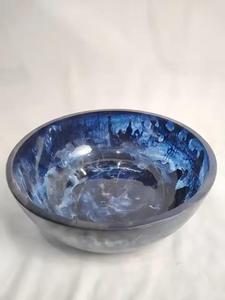 ชามสลัดผลไม้เรซิ่นเกรดอาหารสีสันตามสั่ง งานฝีมือเหนือกาลเวลา ถาดเสิร์ฟทำมือเพ้นท์มือ ดีไซน์ไม่ซ้ำใครสำหรับตกแต่งโต๊ะอาหาร - Product Image 3