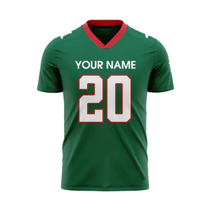 Vente en gros nouveauté maille sublimée personnalisée en polyester maillot de football américain OEM style sublimation vêtements de football - Product Image 1
