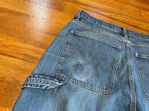 Vintage S Taille Denim Shorts Jeanagers Autre Artisanat Jeans Pantalon Court - Product Image 2