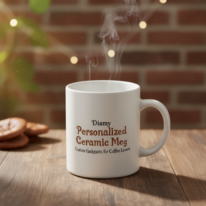 Tazza in Ceramica Personalizzata Daimy, Gadget su Misura per Amanti del Caffè - Product Image 3