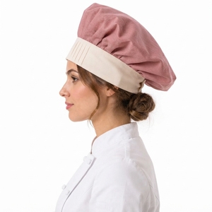 Premium Women <b>Chef</b> Cap Cotton Blend Kitchen <b>Hat</b> Breathable Fabric Comfortable Fit Professional Culinary Restaurant Workwear OEM - Product Image 4