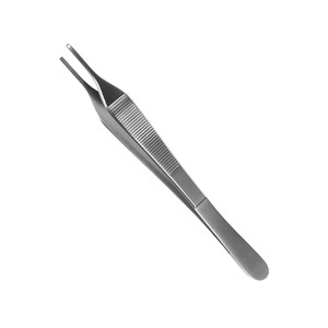 Fórceps de vendaje Adson de 6 "de alta calidad con mordazas dentadas estándar Instrumentos quirúrgicos médicos certificados por CE de acero inoxidable - Product Image 1