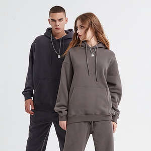 เสื้อฮู้ดดี้คุณภาพสูง พิมพ์ลายโลโก้ตามสั่ง ปัก 18 สี น้ำหนัก 360 กรัม แบบยูนิเซ็กซ์ ไซส์พลัส สำหรับผู้ชาย - Product Image 2