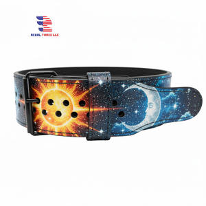 Power-lifting Prong Glitter Anime Belt Gym Workout Fitness Wear Glitter Anime Belts Personalizar Glitter Anime Prong Belt - Product Image 1