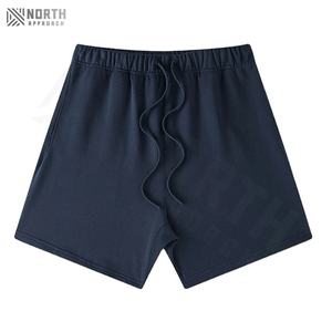 Shorts Vaqueros de Mezclilla Rectos para Hombre, Cintura Media, Estampados, de Algodón, Lavado Claro Azul, Casuales, de Verano - Product Image 1