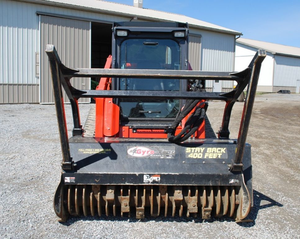 Kubota SSV75 Skid Steer Loader with Forestry <b>Mulcher</b> Compact Track Loader - Product Image 1