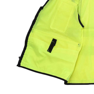 Chaleco de Trabajo para Hombre, Superventas, para Invierno, Transpirable, Diseño de Seguridad, Cinta Reflectante, Chaqueta de Seguridad Colorida, Diseño OEM - Product Image 5