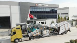 Centrale à béton électrique portable de 60 M3/h Moteur de mélange de construction mobile efficace Noyau de moteur État utilisé - Product Image 6