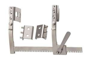 CARDIOASCUL FINOCHIETTO BURFORD Espaciadores de Costillas Reutilizables de Acero Inoxidable, 2 Pares de Cuchillas, Instrumentos Quirúrgicos, 12 Pulgadas (30 cm) - Product Image 1