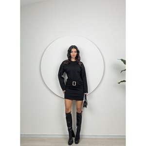 1062 ชุดเดรสทรงสลิมมินิแบบถักที่ระบายอากาศได้ดี - Product Image 4