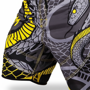 Pantalones Cortos de Artes Marciales Mixtas (MMA) de Alta Calidad con Estampado Digital para Entrenamiento de Boxeo, Logotipo Personalizado, Unisex, para Competencia, Elásticos - Product Image 3