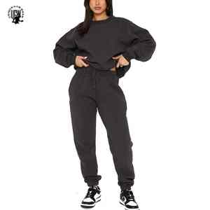 Cómodo traje de jogging de 2 piezas con estampado floral para mujer, chándal de entrenamiento suave suelto, nuevos trajes cómodos de 2 piezas - Product Image 2