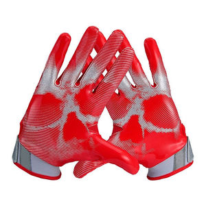 High Quality Custom American <b>Football</b> Receiver <b>Gloves</b> for Adults and <b>Youth</b> Made in Pakistan Sports Leather <b>Gloves</b> - Product Image 2