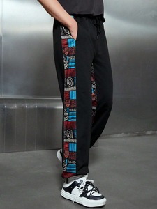 กางเกงวอร์มผ้าฟลีซและกางเกงจ๊อกกิ้งใส่สบายทำจากผ้าฝ้ายระบายอากาศได้ดีผลิตจากผ้าคอตตอน - Product Image 5