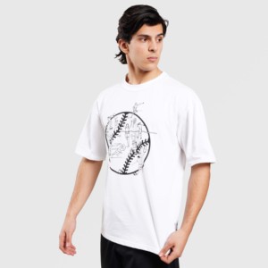 Camiseta Deportiva 100% Algodón Estilo Urbano en Blanco, Jersey Ligero con Estampado Sólido, Ropa Funcional para Ejercicio - Product Image 3