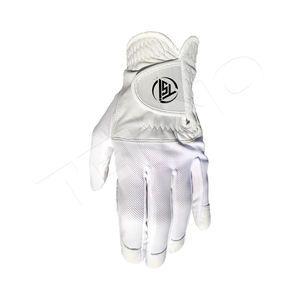 Guantes cómodos de cuero Pu de primera calidad transpirables con dedos abiertos para exteriores e interiores para juegos de golf para adultos - Product Image 2