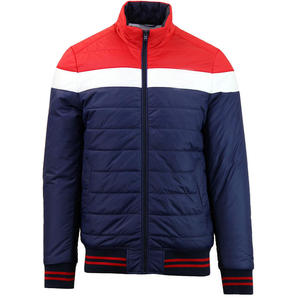 Veste légère à manches longues en polyester à fermeture éclair pour hommes, col montant, résistante à l'eau, à bulles compressibles - Product Image 2